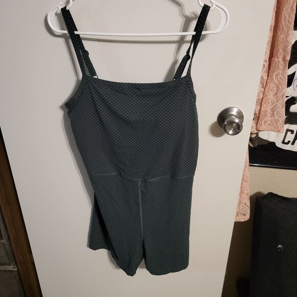 NWOT ALL IN MOTION Women's Brushed Sculpt Rib Short Active Bodysuit SZ XL - Picture 1 of 4